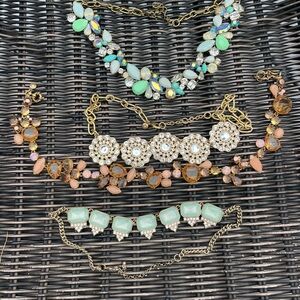 J. Crew Multi-Color Statement Necklaces